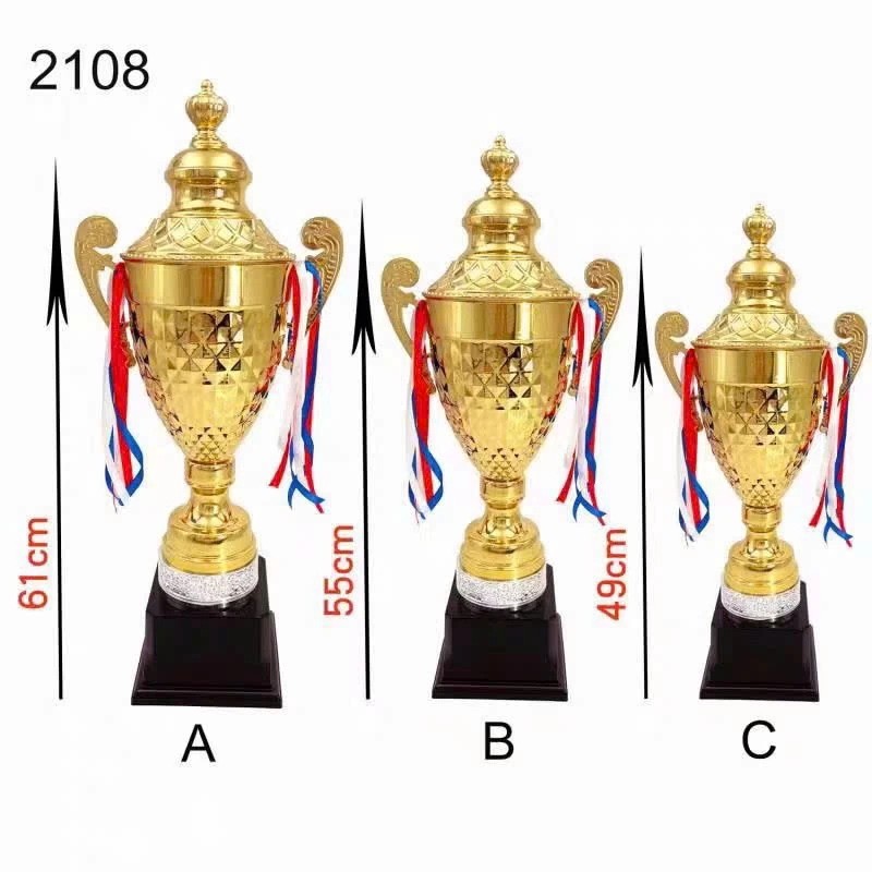 Cúp kim loại vàng JZ -19629 King ( Kích thước 42cm, 47cm, 56 cm)